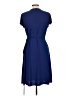 IMAN Solid Blue Cocktail Dress Size L - photo 2