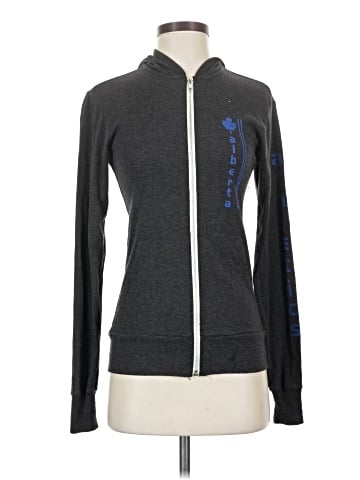 Canvas Zip Up Hoodie (view 1)