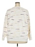 Karen Scott Sport Print White Pullover Sweater Size 2X - photo 2