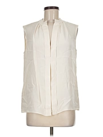 Derek Lam Sleeveless Silk Top (view 1)