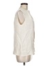 Derek Lam 100% Silk Ivory Sleeveless Silk Top Size 8 - photo 4
