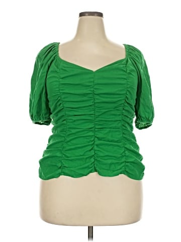 Ava & Viv Short Sleeve Blouse (view 1)