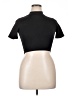 Downeast Black Short Sleeve Turtleneck Size L - photo 1