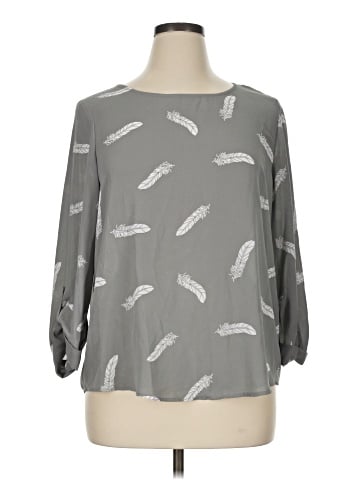 Mix by 41 Hawthorn 3/4 Sleeve Blouse (view 1)