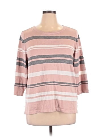 Liz Claiborne 3/4 Sleeve T-Shirt (view 1)