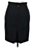 Ann Taylor LOFT Solid Black Casual Skirt Size 0 Petite - photo 2