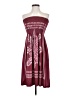 Unbranded Paisley Burgundy Casual Dress Size XL - photo 1