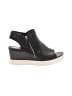 Sofft 100% Leather Black Wedges Size 10 - photo 1