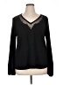 Daytrip Black Long Sleeve Blouse Size XL - photo 1