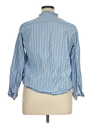 Nili Lotan Long Sleeve Button-Down Shirt (view 2)