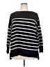 Anne Klein Stripes Black Pullover Sweater Size 3X - photo 1