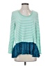 Matilda Jane Teal Long Sleeve Top Size S - photo 1