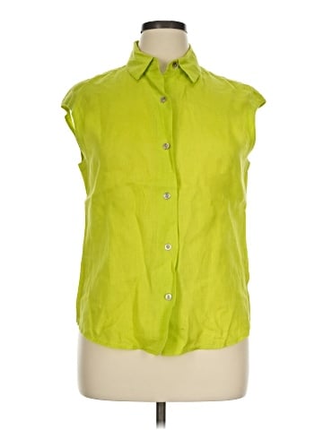 Linda Allard Ellen Tracy Sleeveless Button-Down Shirt (view 1)