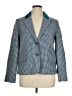 Appleseeds Houndstooth Teal Wool Blazer Size 16 - photo 1