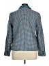 Appleseeds Houndstooth Teal Wool Blazer Size 16 - photo 2