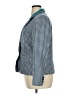 Appleseeds Houndstooth Teal Wool Blazer Size 16 - photo 5