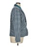 Appleseeds Houndstooth Teal Wool Blazer Size 16 - photo 4