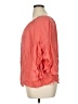 Fever 100% Rayon Orange 3/4 Sleeve Blouse Size XL - photo 5