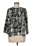 Renee C. Black 3/4 Sleeve Blouse Size M - photo 1