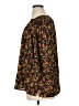 Investments 100% Polyester Brown 3/4 Sleeve Blouse Size XL - photo 5