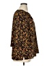 Investments 100% Polyester Brown 3/4 Sleeve Blouse Size XL - photo 4