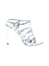 Prada Metallic Silver T-Strap Pumps Size EU 39 - photo 1