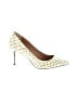 Calvin Klein Checkered-gingham Ivory Heels Size 9 1/2 - photo 1