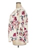 Torrid Floral Ivory 3/4 Sleeve Blouse Size 2X Plus (2) - photo 5