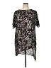 Sejour 100% Polyester Animal Print Black Short Sleeve Blouse Size 14 - photo 1