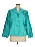Le Suit 100% Polyester Teal Blazer Size 14 - photo 1