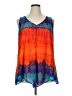 Worthington 100% Polyester Orange Tank Top Size 1X - photo 1