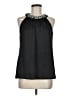 Apt. 9 100% Polyester Black Sleeveless Blouse Size M - photo 1