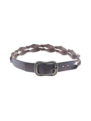 Buckle Leather Belt (view 1)