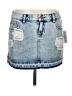 Bullhead 100% Cotton Blue Denim Skirt Size 28 waist - photo 1