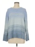 Ella Moss Stripes Blue Pullover Sweater Size M - photo 1