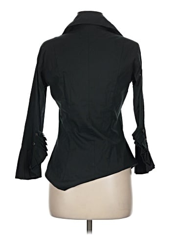 Fine Garments Carefully Selected by Bell 3/4 Sleeve Button-Down Shirt (view 2)