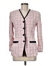 Kasper A.S.L. Checkered-gingham Pink Blazer Size 8 - photo 1