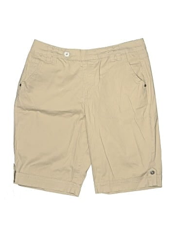 Gloria Vanderbilt Khaki Shorts (view 1)