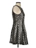 Karlie 100% Polyester Argyle Silver Cocktail Dress Size S - photo 4