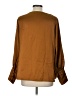 Maison d' Amelie 100% Polyester Brown 3/4 Sleeve Blouse Size L - photo 2