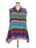 Cato 100% Polyester Blue Sleeveless Blouse Size 18 - photo 1