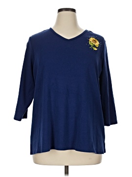 Quacker Factory 3/4 Sleeve Top