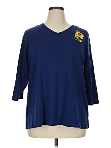 Quacker Factory 3/4 Sleeve Top (view 1)