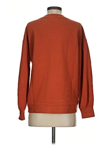 Madewell Cotton-Hemp Lace-Up Sweatshirt (view 2)