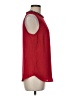 Attention 100% Polyester Red Sleeveless Blouse Size M - photo 4