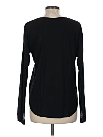 Feel The Piece Long Sleeve Silk Top (view 2)