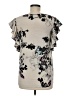 Kensie 100% Polyester Ivory Short Sleeve Blouse Size M - photo 2