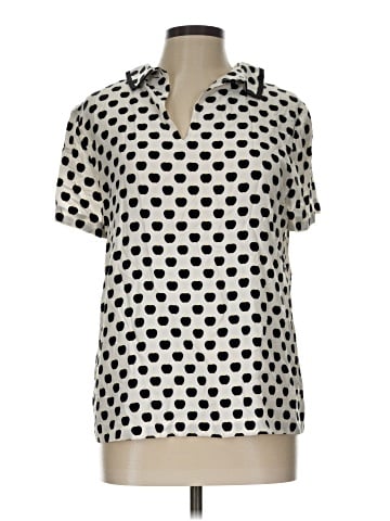 Kate Spade New York Short Sleeve Silk Top (view 1)