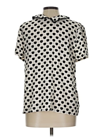 Kate Spade New York Short Sleeve Silk Top (view 2)