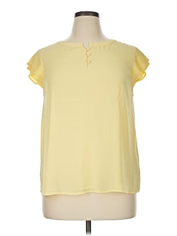 Calvin Klein Short Sleeve Blouse (view 1)
